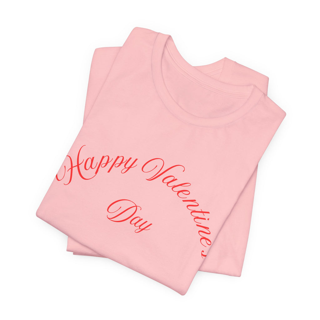 Happy Valentine’s Day for Her  "Rose Graphic Tee Shirt"