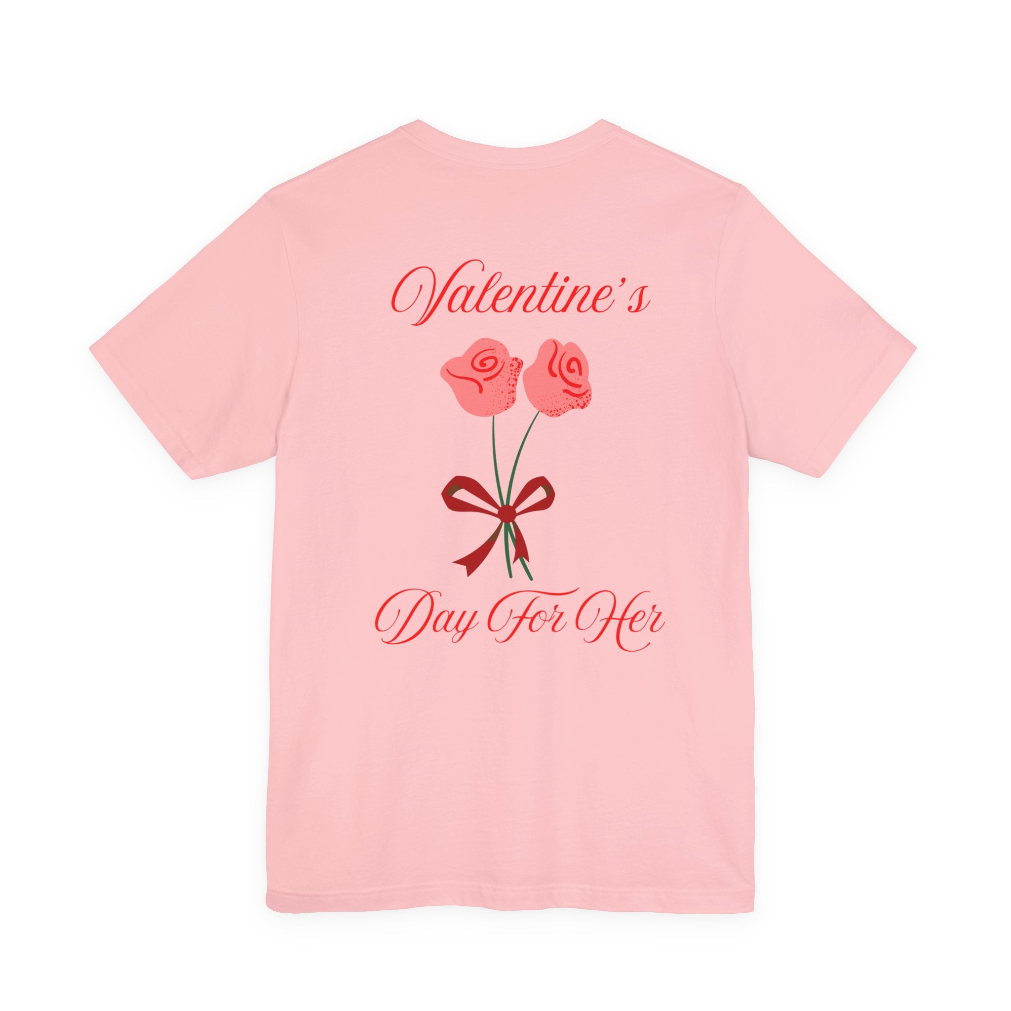 Happy Valentine’s Day for Her  "Rose Graphic Tee Shirt"